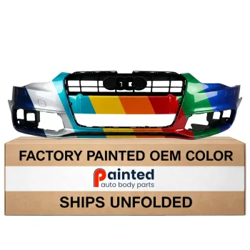 AUDI S5 COUPE FRONT BUMPER COVER PRIMED (W/WASH)(WO/SENSOR) OEM#8T0807065EGRU 2012-2017 PL#AU1000214