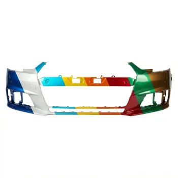 AUDI A4 SEDAN FRONT BUMPER COVER PRIMED (WO/WASHER)(WO/SENSOR)(WO/S-LINE)**CAPA** OEM#8W0807065MGRU 2017-2018 PL#AU1000235C