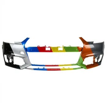 AUDI S4 SEDAN FRONT BUMPER COVER PRIMED (WO/WASHER)(W/PK SENSOR)(WO/AUTO PARK)**CAPA** OEM#8W0807065SGRU 2017-2019 PL#AU1000276C