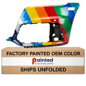 2018-2020 AUDI Q5 Front bumper Left Driver Side CAPA  OEM# 80A807107DGRU PL# AU1016110C