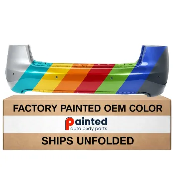 AUDI A4 SEDAN/WAGON (GEN 3)  (2.0L/3.2L) REAR BUMPER COVER PRIMED (S/D)(W/SENSOR )(W/SIDE MARKER HOLE) OEM#8E5807303CGRU 2005-2008 PL#AU1100163