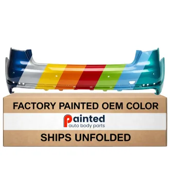 AUDI A4 SEDAN  REAR BUMPER COVER PRIMED (S-LINE)(W/PK SENSOR)(WO/PK ASSIST) OEM#8W5807067DGRU 2017-2019 PL#AU1100228