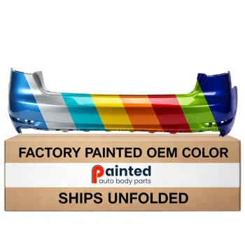 AUDI A4 SEDAN  REAR BUMPER COVER PRIMED (WO/SENSOR)(WO/S-LINE)**CAPA** OEM#8W5807067GRU 2017-2019 PL#AU1100252C