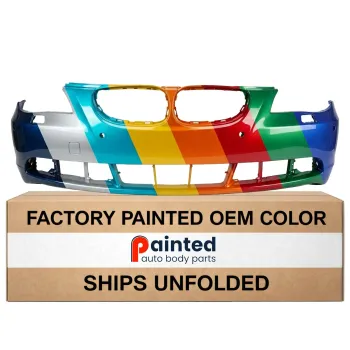 BMW BMW 5 SERIES (WAGON) FRONT BUMPER COVER PRIMED (W/O SPORT PKG)(W/SENSOR) OEM#51117111740 2006-2007 PL#BM1000153