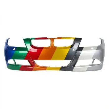 BMW BMW 3 (SEDAN) FRONT BUMPER COVER PRIMED (W/SENSOR)(W/WASHER) **CAPA** OEM#51117170053 2006-2008 PL#BM1000177C