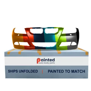 BMW BMW 3 (SEDAN) FRONT BUMPER COVER PRIMED (W/SENSOR)(W/WASHER) **CAPA** OEM#51117170053 2006-2008 PL#BM1000177C