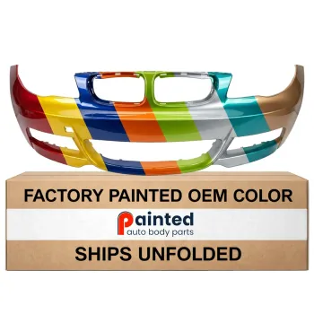 BMW BMW 1 SERIES COUPE/CONVERTIBLE FRONT BUMPER COVER PRIMED (W/ M PKG)(WO/WASHER) OEM#51118057506 2008-2013 PL#BM1000208