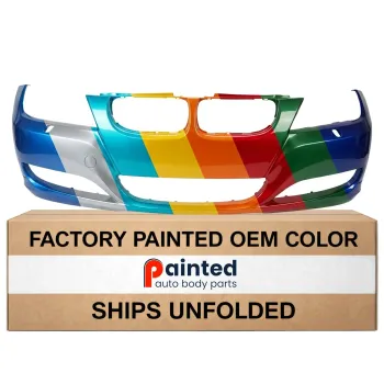 BMW BMW 3 (SEDAN) FRONT BUMPER COVER PRIMED (WO/SENSOR)(W/WASHER)(WO/M)**CAPA** OEM#51117226711 2009-2011 PL#BM1000211C