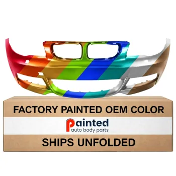 BMW BMW 1 2DOORS/COUPE/CONVERTIBLE  FRONT BUMPER COVER PRIMED (W/ M PKG)(W/ WASHER) OEM#51118057508 2008-2013 PL#BM1000224