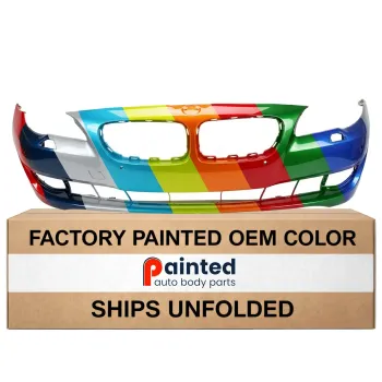 BMW BMW 5 SERIES HYBRID FRONT BUMPER COVER PRIMED (W/ SENSOR)(WO/SIDE CAMERA) **CAPA** OEM#51117285964 2012-2013 PL#BM1000241C
