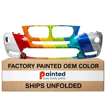 BMW BMW X3 FRONT BUMPER COVER PRIMED (WO/HL WASHER)(WO/M PKG) OEM#51117210451 2011-2014 PL#BM1000252