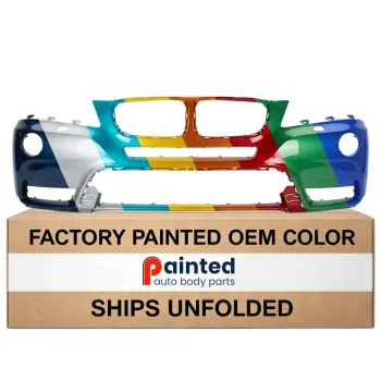 BMW BMW X3 FRONT BUMPER COVER PRM(W/ HL WASHER)(WO/M PKG) OEM#51117261188 2011-2014 PL#BM1000253