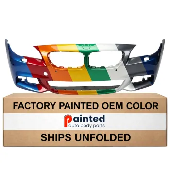 BMW BMW 5 SERIES (SEDAN) FRONT BUMPER COVER PRIMED (WO/SENSOR)(WO/SIDE CAMERA)( M PKG) **CAPA** OEM#51118048670 2011-2013 PL#BM1000254C
