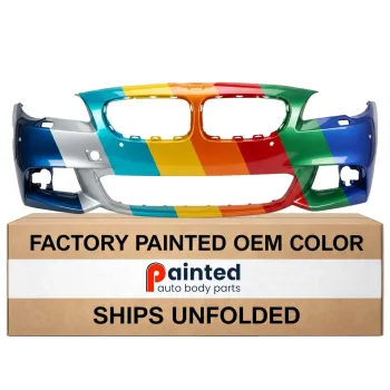 BMW BMW 5 SERIES (SEDAN)  FRONT BUMPER COVER PRIMED (W/SENSOR)(W/SIDE CAMERA)( M PKG) **CAPA** OEM#51118048672 2011-2013 PL#BM1000256C