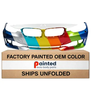 BMW BMW 3 (SEDAN) FRONT B COVER PRIMED (WO/LWR MLDG)W/WASH W/PK SNSR W/PK ASSIT W/CAMERA(EXC M SPORT) OEM#51117293016 2012-2015 PL#BM1000257