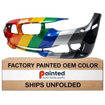 BMW BMW 3 (SEDAN) FRONT B COVER PRIMED (WO/LWR MLDG)W/WASH W/PK SNSR W/PK ASSIT W/CAMERA(EXC M)**CAPA** OEM#51117293016 2012-2015 PL#BM1000257C