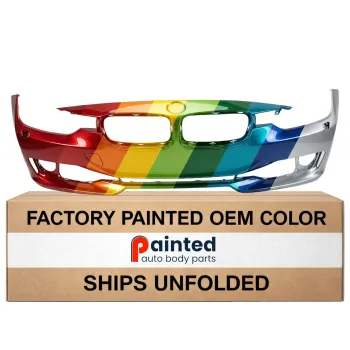 BMW BMW 3 (SEDAN) FRONT B COVER PRIMED (WO/LWR MLDG)W/WASH W/PK SNSR W/PK ASSIT WO/CAMERA(EXC M)**CAPA** OEM#51117293017 2012-2015 PL#BM1000258C