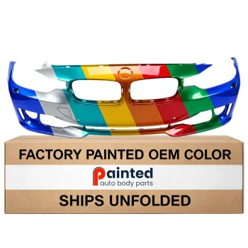 BMW BMW 3 (SEDAN) FRONT B COVER PRIMED (WO/LWR MLDG)W/ WASH W/ PK SNSR WO/PK ASSIT W/ CAMERA(EXC M SPORT) OEM#51117327277 2012-2015 PL#BM1000261