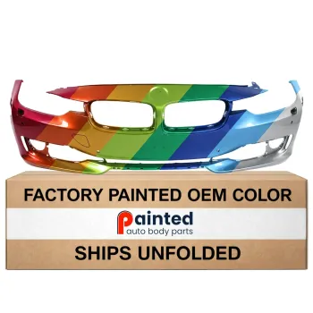 BMW BMW 3 (SEDAN) FRONT B COVER PRIMED (W/ MOLDING HOLE)W/ WASH W/ PK SNSR W/PK ASSIT W/CAMERA(EXC M SPORT) OEM#51117293090 2012-2015 PL#BM1000267
