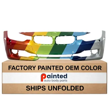 BMW BMW 3 (SEDAN) FRONT B COVER PRIMED (W/ MOLDING HOLE)W/ WASH W/PK SNSR W/PK ASSIT WO/CAMERA(EXC M SPORT) OEM#51117293091 2012-2015 PL#BM1000268
