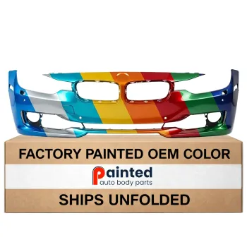 BMW BMW 3 (SEDAN) FRONT B COVER PRIMED (W/MLDG HOLE)W/WASH W/PK SNSR W/PK ASSIT WO/CAMERA(EXC M) **CAPA** OEM#51117293091 2012-2015 PL#BM1000268C