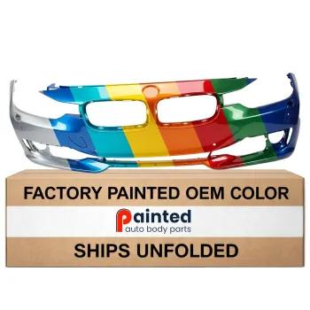 BMW BMW 3 (SEDAN) FRONT B COVER PRIMED (W/MLDG HOLE)W/WASH W/PK SNSR WO/PK ASSIT W/CAMERA(EXC M) **CAPA** OEM#51117327279 2012-2015 PL#BM1000269C