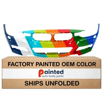 BMW BMW 3 (SEDAN) FRONT B COVER PRIMED (W/ MOLDING HOLE)W/ WASH W/ PK SNSR W/PK ASSIST W/CAMERA( M SPORT) OEM#51118067958 2013-2018 PL#BM1000286