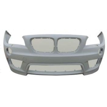 BMW BMW X1 FRONT BUMPER COVER PRIMED (W/ WASHER)(WO/SENSOR)(W/ M SPORT)(1PC) OEM#51118050464 2013-2015 PL#BM1000304