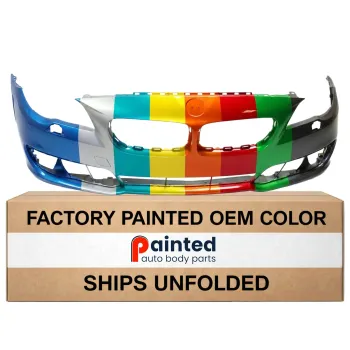 BMW BMW 5 SERIES (SEDAN) FRONT BUMPER COVER PRIMED (WO/SENSOR)(WO/M PKG) OEM#51117332679 2014-2016 PL#BM1000308