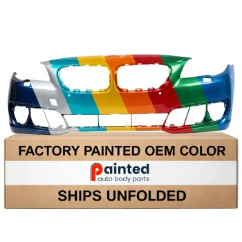 BMW BMW 5 SERIES (SEDAN) FRONT BUMPER COVER PRIMED (W/SENSOR)(W/SIDE CAMERA)( WO/M PKG) **CAPA** OEM#51117332681 2014-2016 PL#BM1000310C
