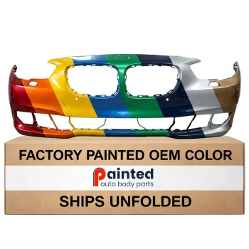 BMW BMW 5 SERIES GRAN TURISMO F07  FRONT BUMPER COVER PRIMED (W/SENSOR)(W/SIDE CAMERA)( WO/M PKG) OEM#51117248039 2011-2013 PL#BM1000319