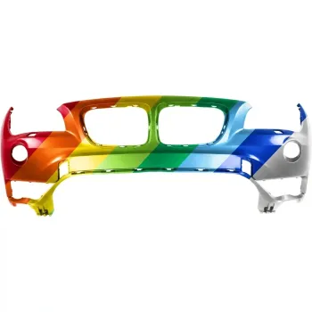 BMW BMW X1  FRONT BUMPER COVER PRIMED (W/ WASHER)(WO/M SPORT) OEM#51117345030 2013-2015 PL#BM1000321