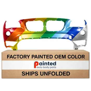 BMW BMW X1 FRONT BUMPER COVER PRIMED (W/ WASHER)(WO/M SPORT) OEM#51117345030 2013-2015 PL#BM1000321
