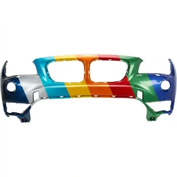 BMW BMW X1  FRONT BUMPER COVER PRIMED (W/ WASHER)(WO/M SPORT) **CAPA** OEM#51117345030 2013-2015 PL#BM1000321C