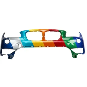 BMW BMW X1 FRONT BUMPER COVER PRIMED (WO/WASHER)(WO/M SPORT) **CAPA** OEM#51117345031 2013-2015 PL#BM1000322C