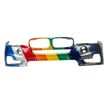 BMW BMW X5 FRONT BUMPER COVER PRIMED W/6 SENSOR (WO/WASH&NIGHT VISION&LED FOG&SURND VIEW) (WO/M SPT) OEM#51117378612 2014-2018 PL#BM1000323