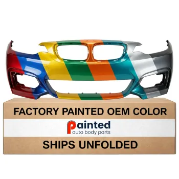 BMW BMW 2 2DOORS/COUPE  FRONT BUMPER COVER PRIMED (WO/WASH WO/PK SNSR WO/PK ASSIST)(W/M SPORT)(M MDL)**CAPA** OEM#51118058100 2014-2021 PL#BM1000329C