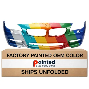 BMW BMW M5  FRONT BUMPER COVER PRIMED (W/SENSOR)(WO/SIDE CAMERA) OEM#51118050639 2012-2016 PL#BM1000335