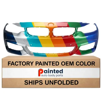 BMW BMW 4 (4DOORS/GRAN COUPE) FRONT BUMPER COVER PRIMED (W/M SPORT) WO/WASHER W/ PK SENSOR W/PK ASSIST OEM#51118060884 2015-2020 PL#BM1000339