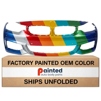 BMW BMW 4 (2DOORS/COUPE) FRONT B COVER PRIMED (W/M SPORT) W/ WASHER W/ PK SENSOR W/PK ASSIST W/CAMERA OEM#51118061935 2014-2020 PL#BM1000345