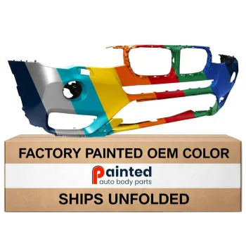 BMW BMW X3 FRONT BUMPER COVER PRM(W/HALOGEN FOG)(W/SENSOR)(W/CAMERA)(WO/M PKG)**CAPA** OEM#51117389902 2015-2017 PL#BM1000350C