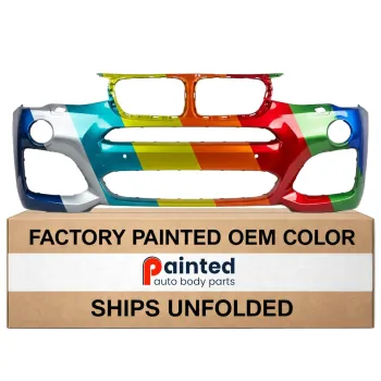 BMW BMW X4  FRONT BUMPER COVER PRIMED (WO/SENSOR)(28i/35i W/M PKG)(M40i)**CAPA** OEM#51118064117 2015-2018 PL#BM1000375C