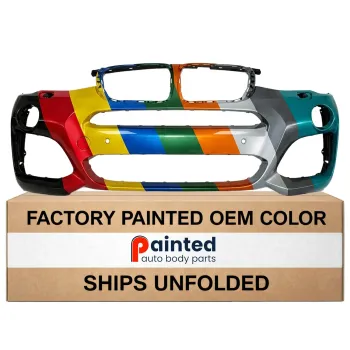 BMW BMW X4  FRONT BUMPER COVER PRIMED (W/SENSOR)(28i/35i W/M PKG)(M40i) OEM#51118064119 2015-2018 PL#BM1000376