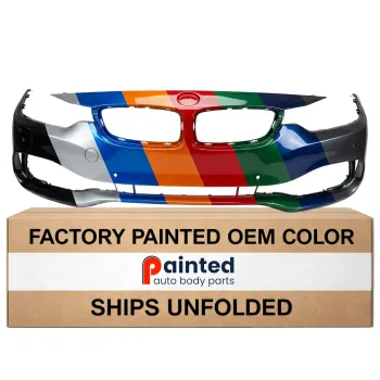 BMW BMW 4 (4DOORS/GRAN COUPE) FRONT BUMPER COVER PRIMED (WO/M SPORT) WO/WASHER W/ PK SENSOR W/CAMERA (WO/PK ASSIST)**CAPA* OEM#51117363279 2015-2017 PL#BM1000384C