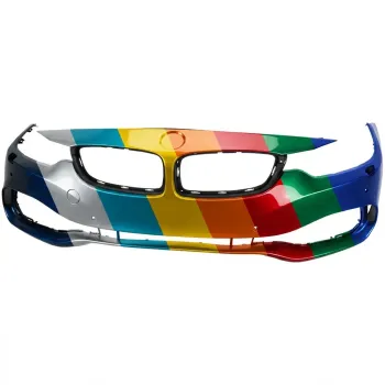 BMW BMW 4 (2DOORS/CONV)  FRONT BUMPER COVER PRIMED (WO/M SPORT) WO/WASHER W/ PK SENSOR W/PK ASSIST W/CAMERA**CAPA** OEM#51117363281 2014-2017 PL#BM1000386C