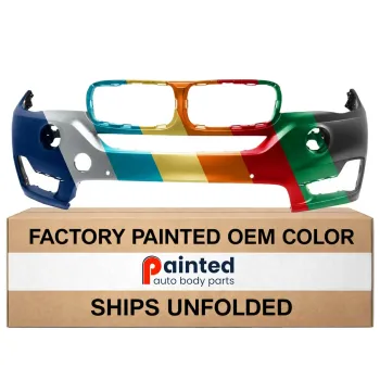 BMW BMW X5 HYBRID FRONT BUMPER COVER PRIMED (WO/WASH&LED FOG&PARK ASSIST&SURND VIEW)(WO/M PKG)**CAPA** OEM#51117378596 2016-2018 PL#BM1000392C