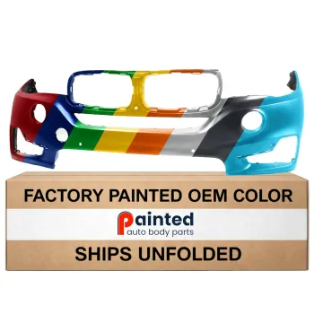 BMW BMW X5  FRONT BUMPER COVER PRIMED (WO/HL WASH)(W/6 SENSOR)(W/SURND VIEW)(WO/M SPT)**CAPA** OEM#51117378617 2014-2018 PL#BM1000396C