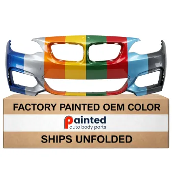 BMW BMW 2 2DOORS/COUPE  FRONT BUMPER COVER PRIMED (WO/WASH W/PK SNSR WO/PK ASSIST)(W/M SPORT)(M MDL) **CAPA** OEM#51118058098 2014-2021 PL#BM1000410C