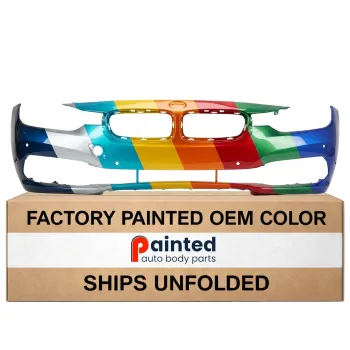BMW BMW 3 (SEDAN) HYBRID  FRONT BUMPER COVER PRIMED WO/WASH WO/M SPORT (STANDARD)**CAPA** OEM#51117445105 2016-2018 PL#BM1000425C