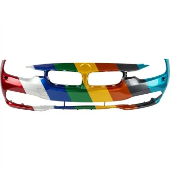 BMW BMW 3 (SEDAN)  FRONT BUMPER COVER PRIMED W/WASH WO/M SPORT (STANDARD/MODERN) OEM#51117445106 2016-2018 PL#BM1000426